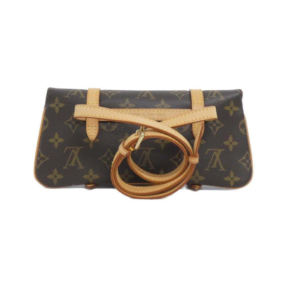LOUIS VUITTON Authentic Brown Monogram Pochette Fanny Pack - Picture 2 of 8